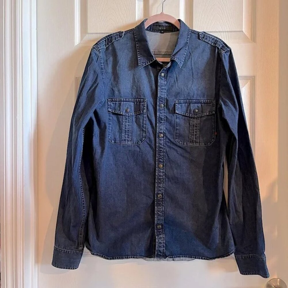 GUCCI Denim Shirt Size 50 / 12 US